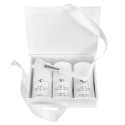 Комплекс для карбокситерапії обличчя та зони декольте у подарунковій коробці NO Limits
